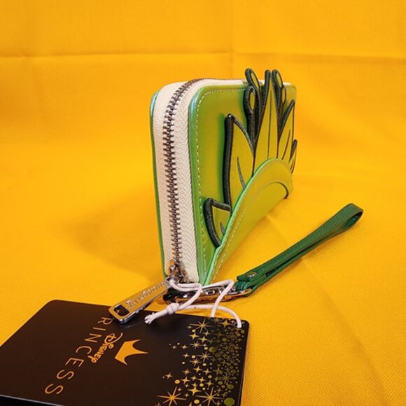 Loungefly Disney Princess & The Frog Tiana Crown Iridescent Wristlet Wallet NEW - Picture 3 of 12